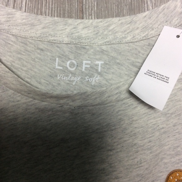 NWT LOFT Cute Pretzel Tee SOFT and FUN PLUS SIZE - Picture 5 of 6